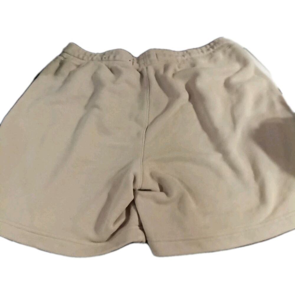 Hollister Mens Jogger Shorts Sz. Med. Beige Black Trim With Spellout - Picture 4 of 4